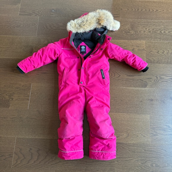 Canada Goose Other - Canada Goose Pink and Black Snowsuit